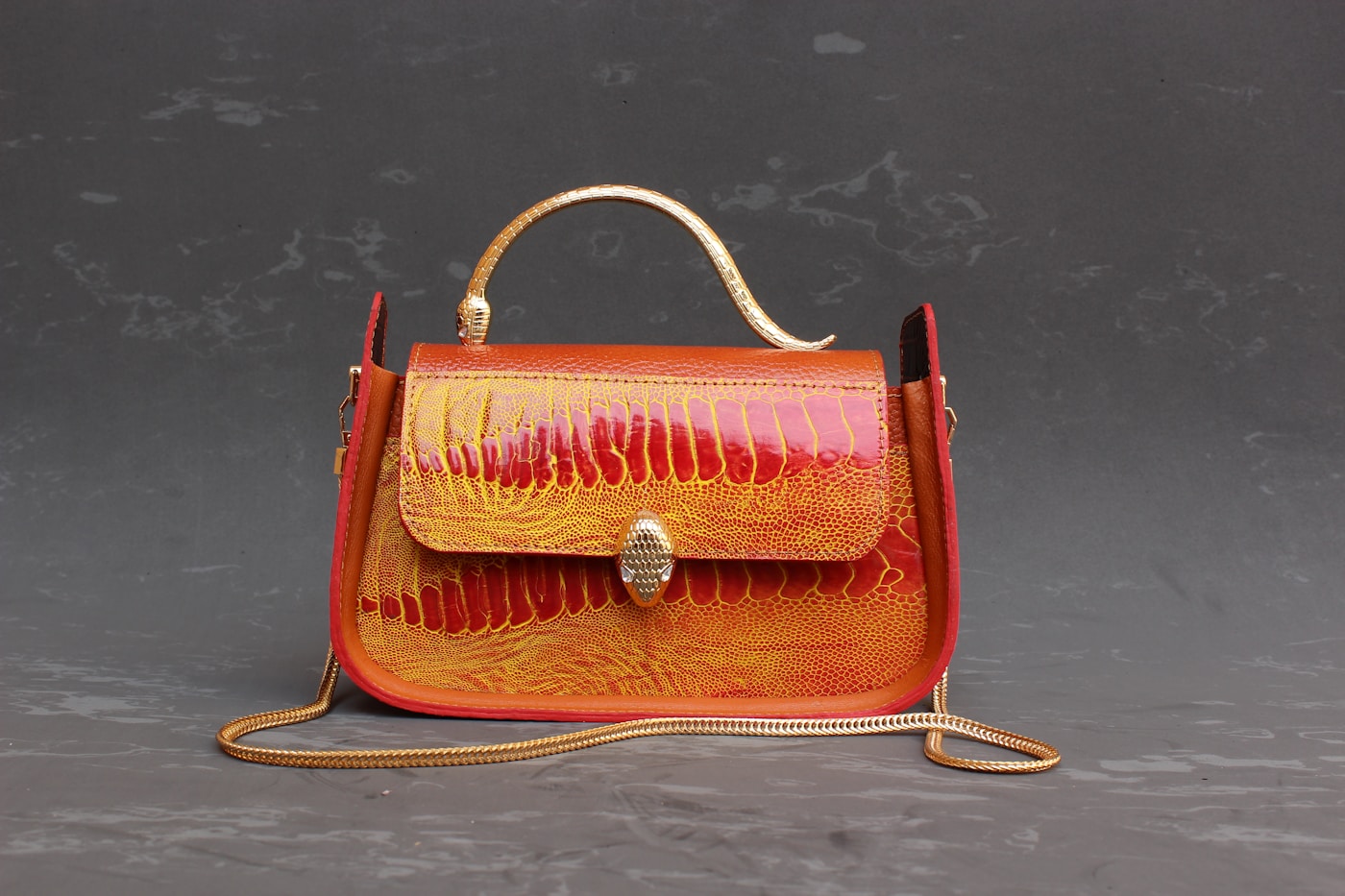 Real colorful premium handbag